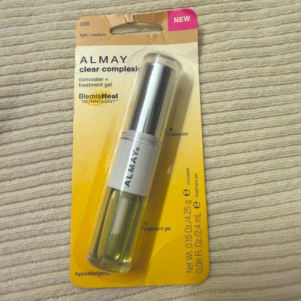 Almay clear complexion concealer + treatment gel